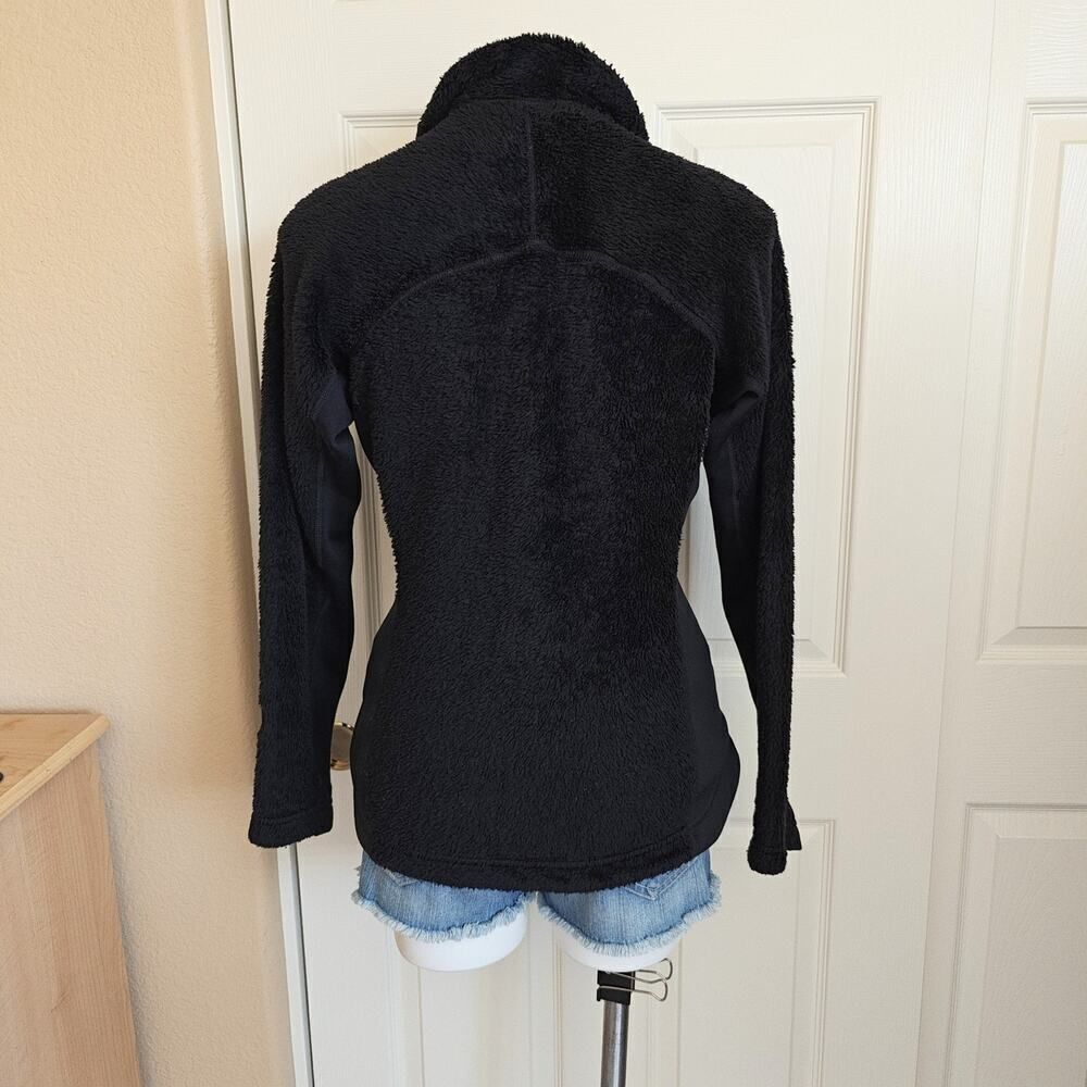 W's Patagonia R series black fleece zip jacket sz M - Picture 5 of 12